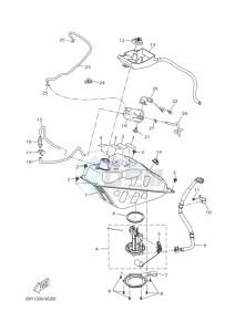 CZD300-A XMAX 300 (BGS2) drawing FUEL TANK