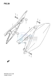 RM-Z 250 drawing FRAME COVER L3