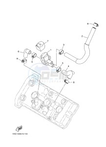 MT09 900 (1RCA 1RCB) drawing AIR INDUCTION SYSTEM