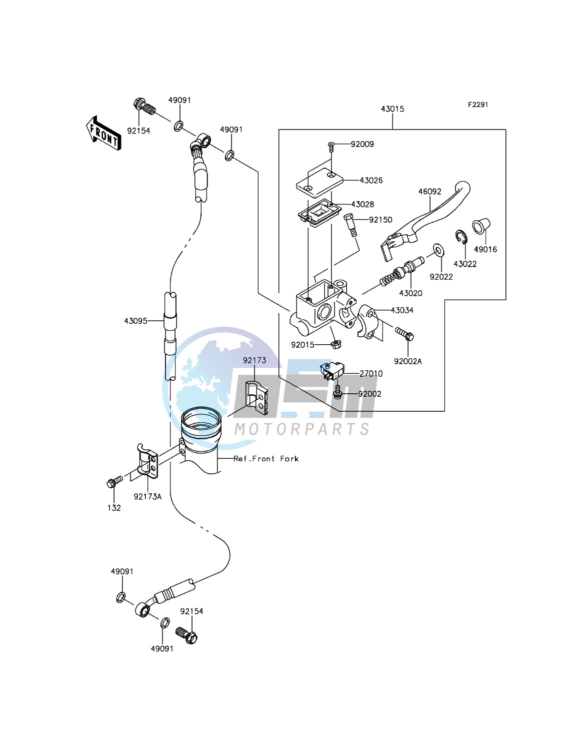 Front Master Cylinder