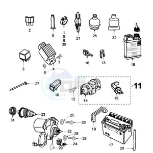 VIVA 2 SP drawing ELECTRIC PART