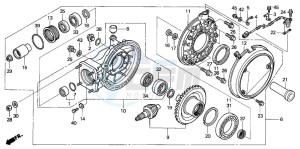 ST1300 drawing FINAL DRIVEN GEAR (ST1300A)