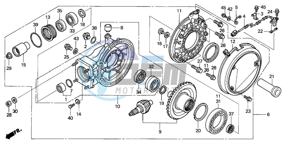 FINAL DRIVEN GEAR (ST1300A)