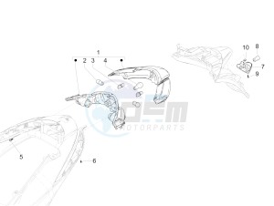 Liberty 125 iGet 4T 3V ie ABS (APAC) drawing Rear headlamps - Turn signal lamps