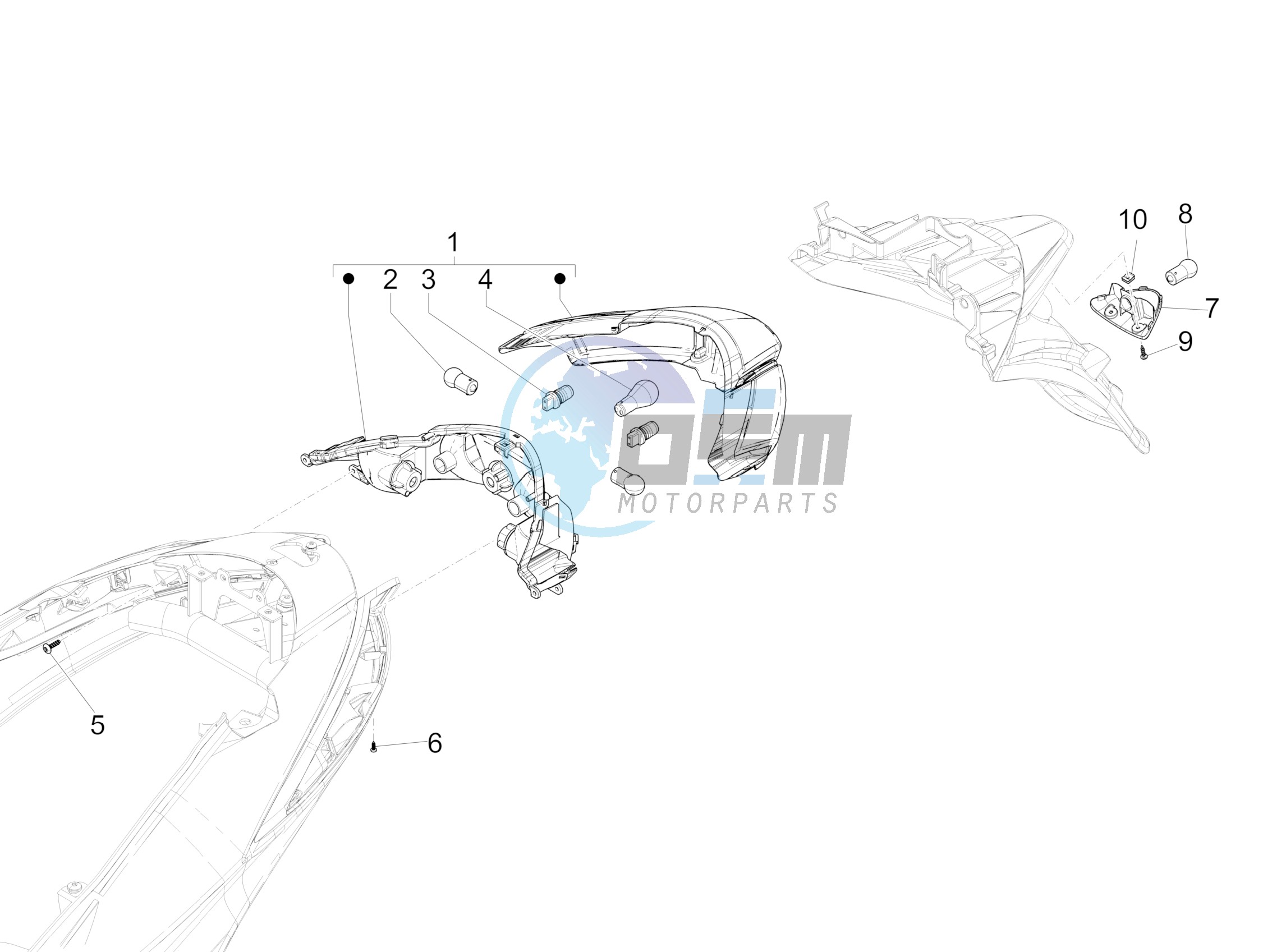 Rear headlamps - Turn signal lamps