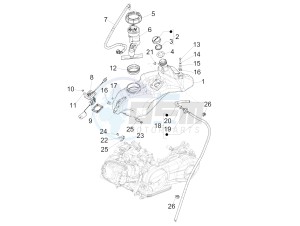 Sprint iGET 125 4T 3V ABS (EMEA) drawing Fuel tank