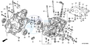 NC750XDH Europe Direct - (ED) drawing AIR CLEANER