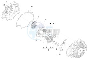 Wi-Bike Mas Deore Active 0 drawing Transmission assembly