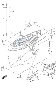 DF 250 drawing Gear Case (DF 250S)