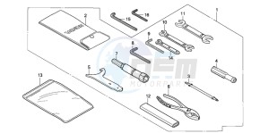 VTX1800C drawing TOOLS