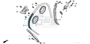 CBF600NA drawing CAM CHAIN/TENSIONER (CBF600S6/SA6/N6/NA6)