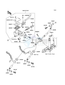 VN1600_CLASSIC VN1600-A3H GB XX (EU ME A(FRICA) drawing Front Master Cylinder