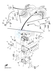 XJ6NA 600 XJ6-N (NAKED, ABS) (36B9 36BA) drawing ELECTRICAL 3