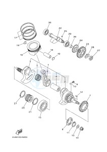 YFM550FWAD YFM550PF GRIZZLY 550 EPS (2LBA) drawing CRANKSHAFT & PISTON