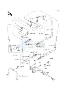 VN 1500 L [VULCAN 1500 NOMAD FI] (L2-L4) [VULCAN 1500 NOMAD FI] drawing IGNITION SYSTEM