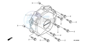 CBR1000RR9 Korea - (KO / HRC MME) drawing A.C. GENERATOR COVER (CBR 1000RR)