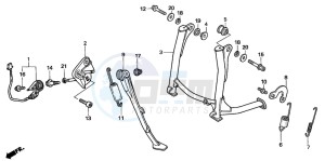 VFR800 drawing STAND