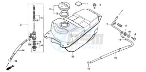 PK50SM drawing FUEL TANK