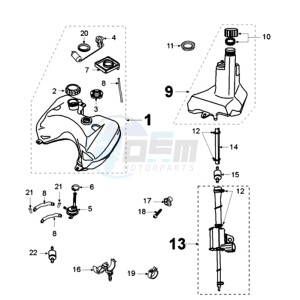 VIVA RG drawing TANK AND FUEL PUMP