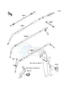 Z1000 ZR1000DDF FR GB XX (EU ME A(FRICA) drawing Cables