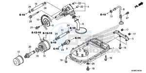 CTX1300AE CTX1300A UK - (E) drawing OIL PAN/ OIL PUMP