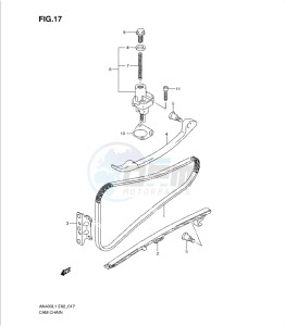 AN400Z drawing CAM CHAIN