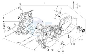 Sport City One 50 4t 4v USA-Canada USA CANADA drawing Crankcase