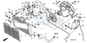 CBF600N9 Europe Direct - (ED) drawing RADIATOR