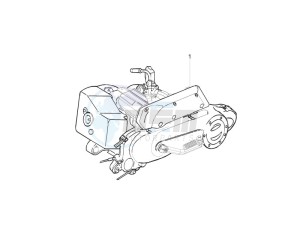 Typhoon 50 2T E2 (EMEA) drawing Engine, assembly