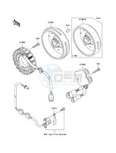 KVF360 4x4 KVF360A7F EU GB drawing Generator