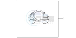 CB600FA39 France - (F / ABS CMF ST) drawing METER PANEL