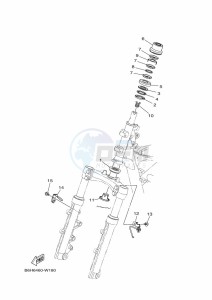 GPD125-A NMAX 125 (BAL1) drawing RADIATOR & HOSE