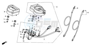 CRM50R drawing METER