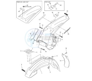 WR F 250 drawing FENDER