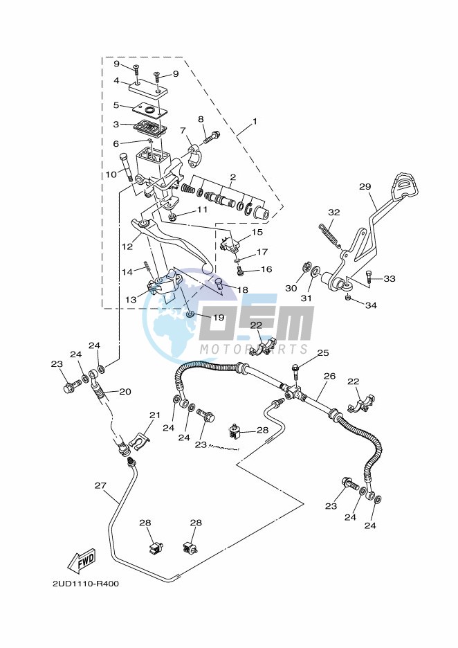 REAR MASTER CYLINDER