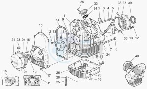 California 1100 Stone - Metal PI Stone/Metal PI drawing Crank-case