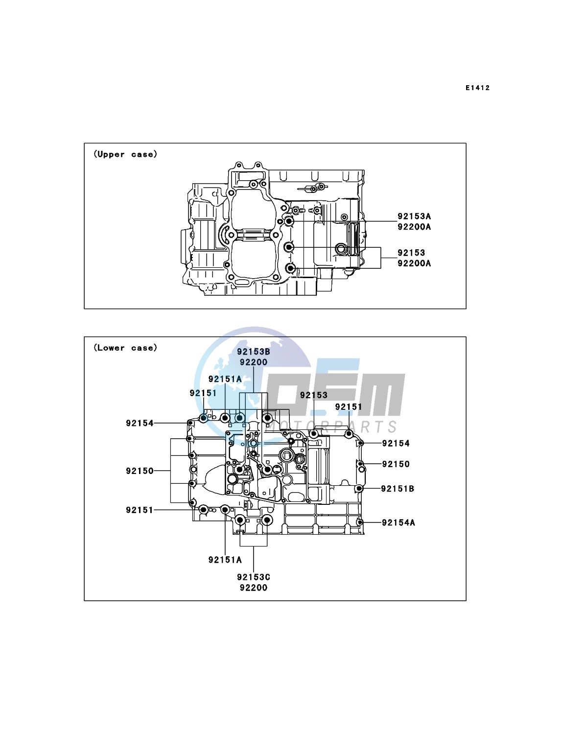 Crankcase Bolt Pattern