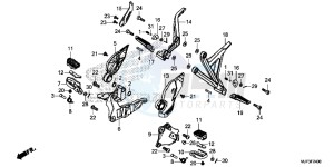 CRF1000AG CRF1000 - Africa Twin - ABS Europe Direct - (ED) drawing STEP