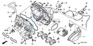 CBF1000AA France - (F / ABS CMF) drawing AIR CLEANER