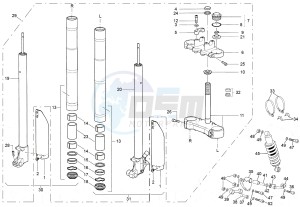 SMX STREET 125 50 drawing SUSPENSION