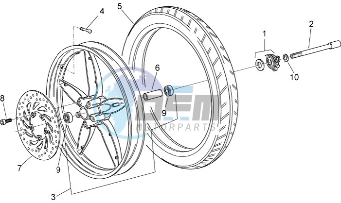 Front wheel