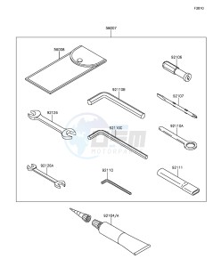 Z1000SX_ABS ZX1000MGF FR GB XX (EU ME A(FRICA) drawing Owner's Tools