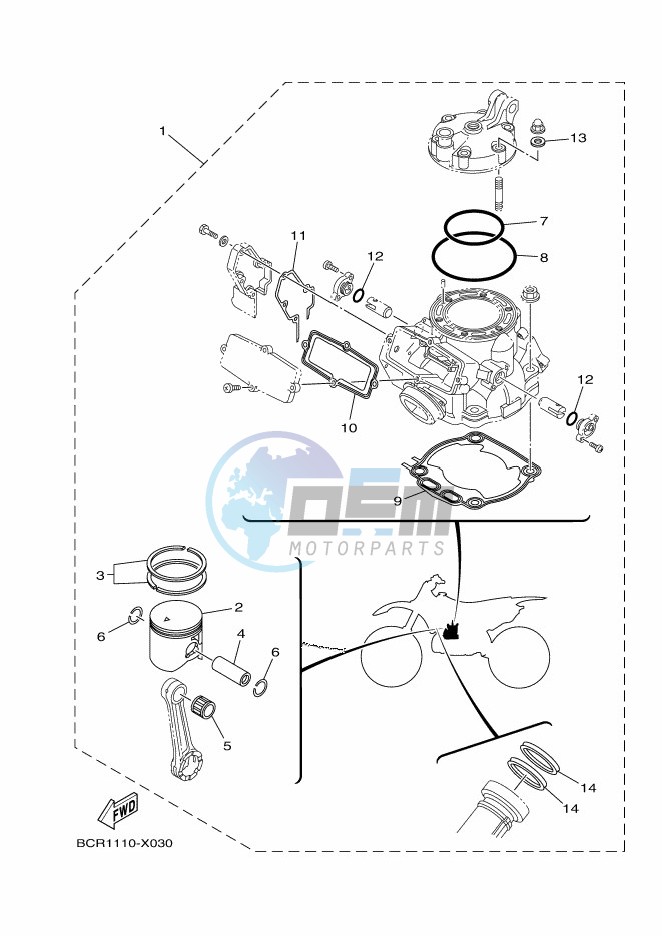 PISTON REBUILT KIT