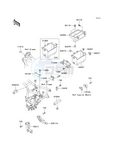 ZG 1000 A [CONCOURS] (A6F) A6F drawing FRAME FITTINGS