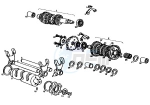 MITO 50 drawing GEAR BOX