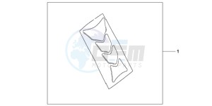 CBR1000RRA ED drawing TANK PAD HRC LOGO