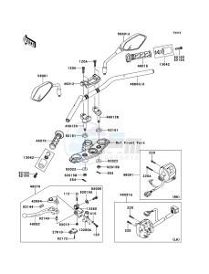 ER-6n ABS ER650DBF XX (EU ME A(FRICA) drawing Handlebar