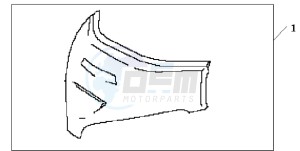 GL1800A drawing CHROME GARNISH,SC