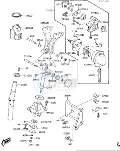 JF 650 A [X2] (A1-A2) [X2] drawing HANDLE POLE -- JF650-A2- -