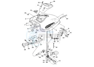 XVS A DRAG STAR CLASSIC 650 drawing FUEL TANK